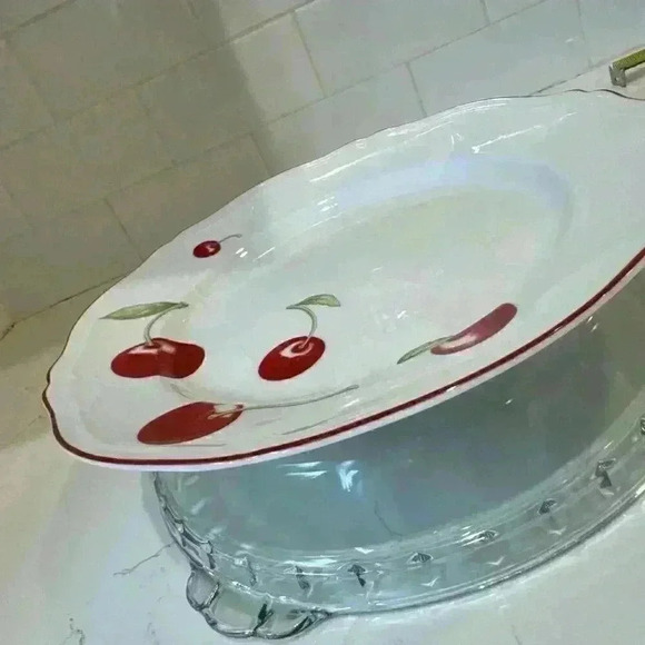 Richard Ginori Antico Cherry 10.5in Plate Dish Pre-Owned - Picture 4 of 14